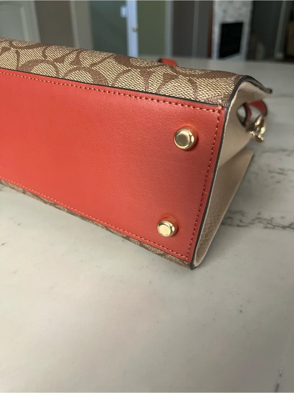 Coach Lane Carriall Top Handle Satchel Large